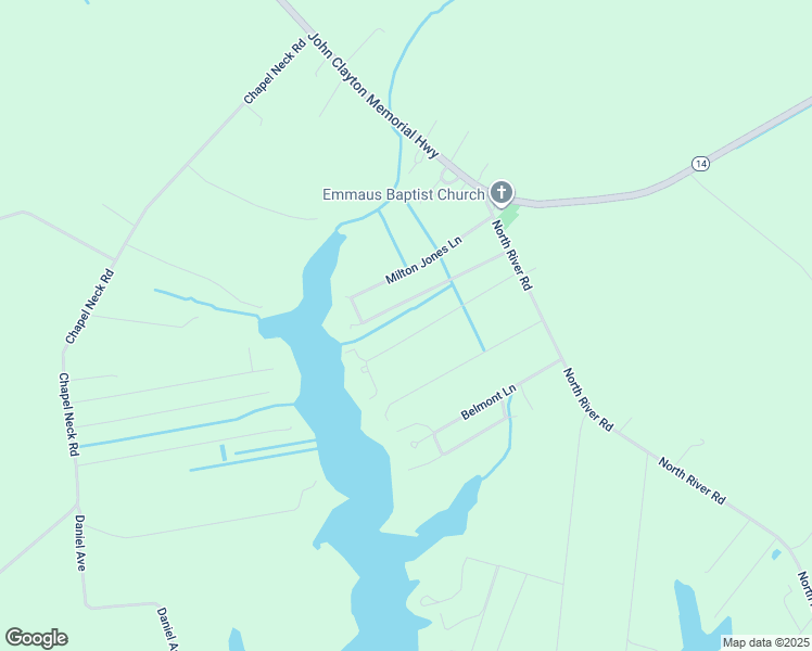 map of restaurants, bars, coffee shops, grocery stores, and more near 276 San Souci Lane in North