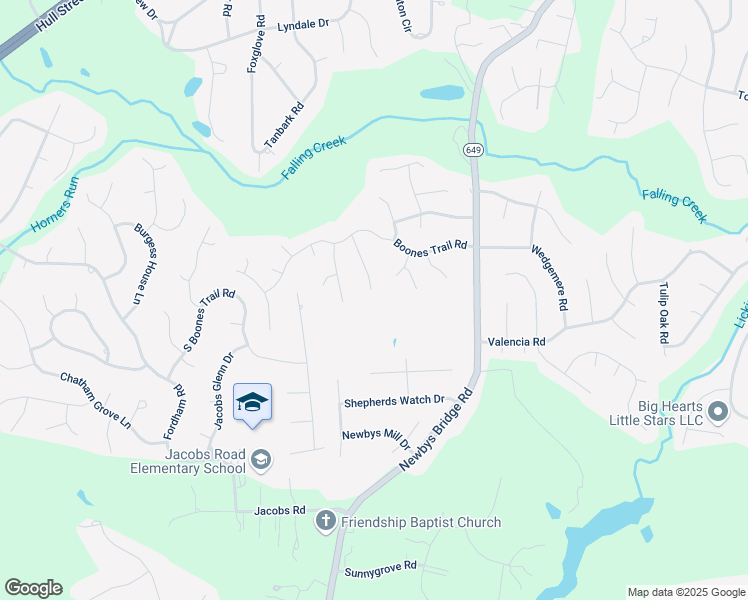 map of restaurants, bars, coffee shops, grocery stores, and more near 4828 Conestoga Place in Chesterfield