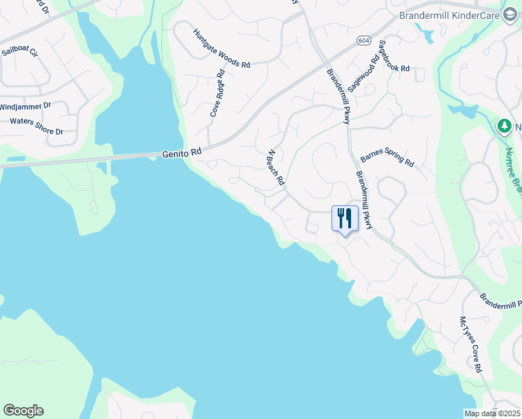map of restaurants, bars, coffee shops, grocery stores, and more near 3204 Shallowford Landing Terrace in Midlothian