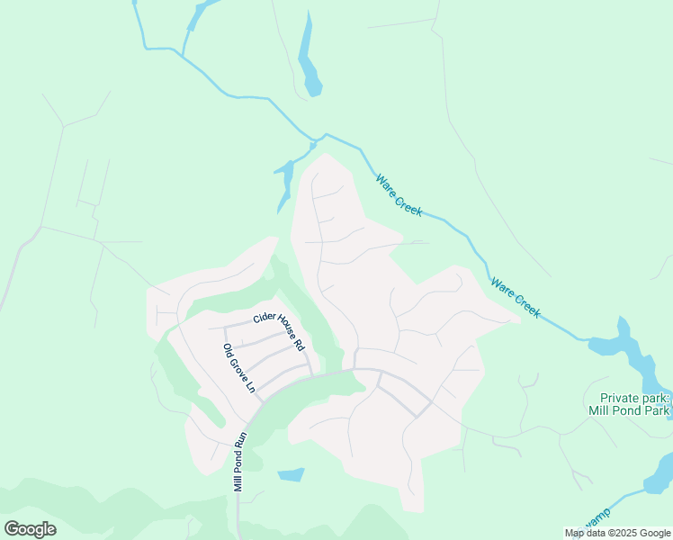 map of restaurants, bars, coffee shops, grocery stores, and more near 9908 Swallow Ridge in Toano
