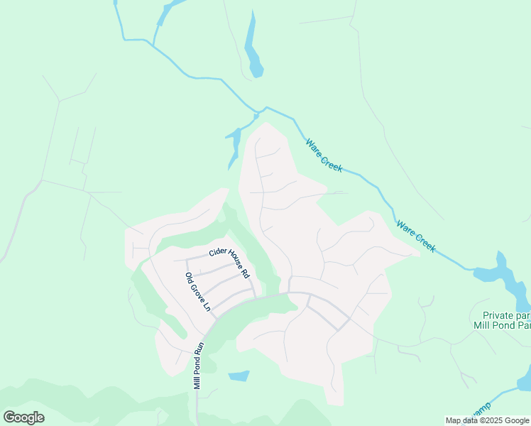 map of restaurants, bars, coffee shops, grocery stores, and more near 9900 Swallow Ridge in Toano