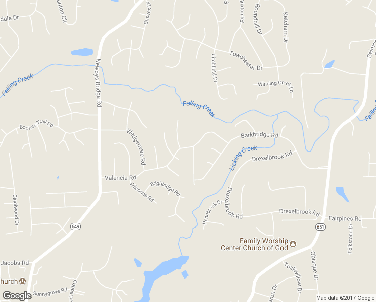 map of restaurants, bars, coffee shops, grocery stores, and more near 4900 Tulip Oak Road in Chesterfield