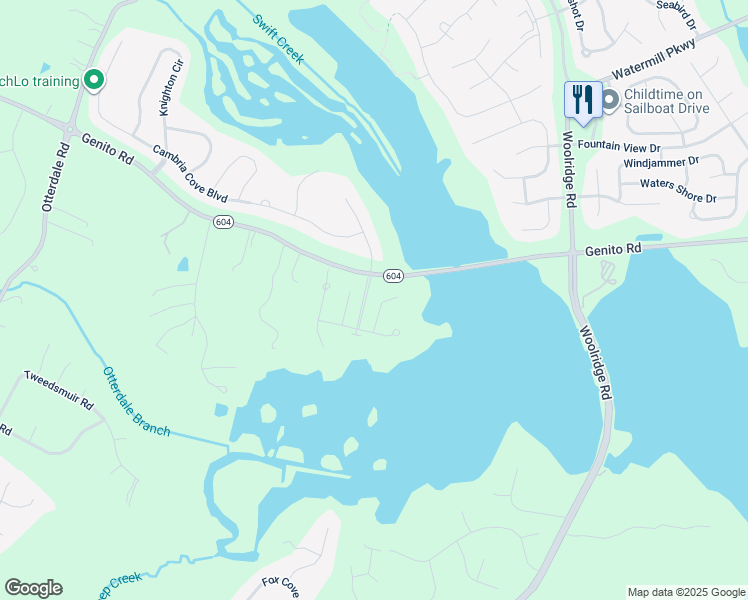 map of restaurants, bars, coffee shops, grocery stores, and more near 4248 Heron Pointe Court in Moseley
