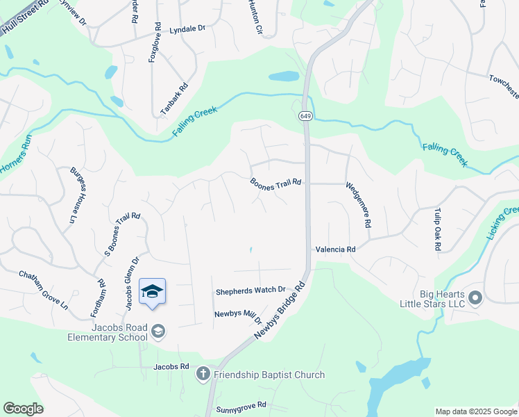 map of restaurants, bars, coffee shops, grocery stores, and more near 4812 Scouters Circle in Chesterfield