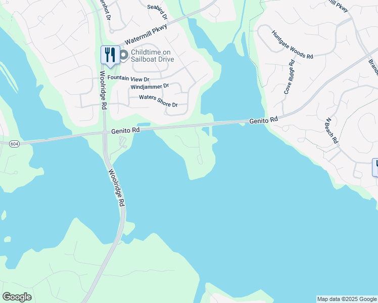 map of restaurants, bars, coffee shops, grocery stores, and more near 14507 Sailview Court in Midlothian