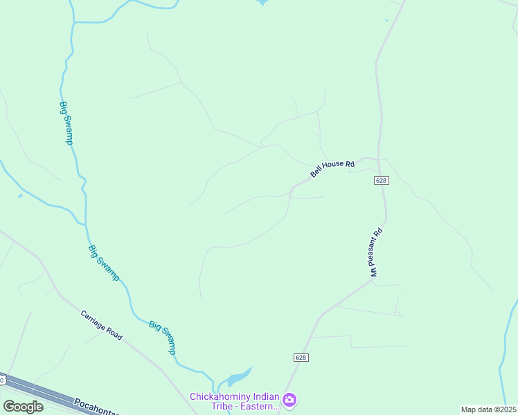 map of restaurants, bars, coffee shops, grocery stores, and more near 11625 Bell House Road in Providence Forge