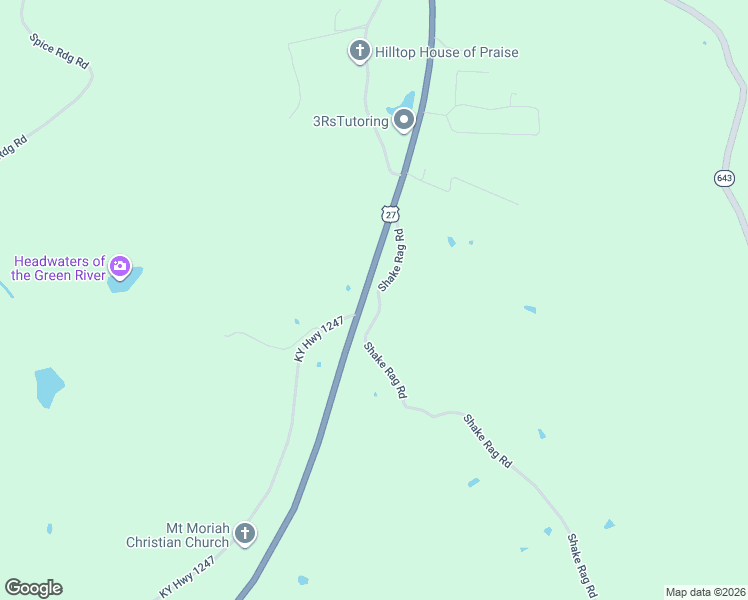 map of restaurants, bars, coffee shops, grocery stores, and more near 267 Shake Rag Road in Stanford