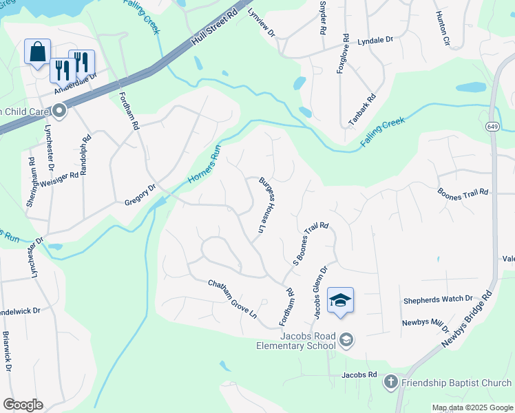 map of restaurants, bars, coffee shops, grocery stores, and more near 4231 Gloucestershire Street in Richmond
