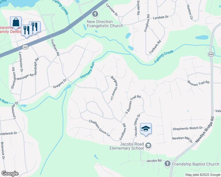 map of restaurants, bars, coffee shops, grocery stores, and more near 4231 Gloucestershire Street in Richmond