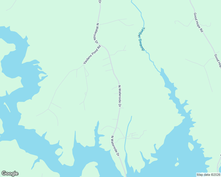 map of restaurants, bars, coffee shops, grocery stores, and more near 3400 North Waterside Drive in Lanexa