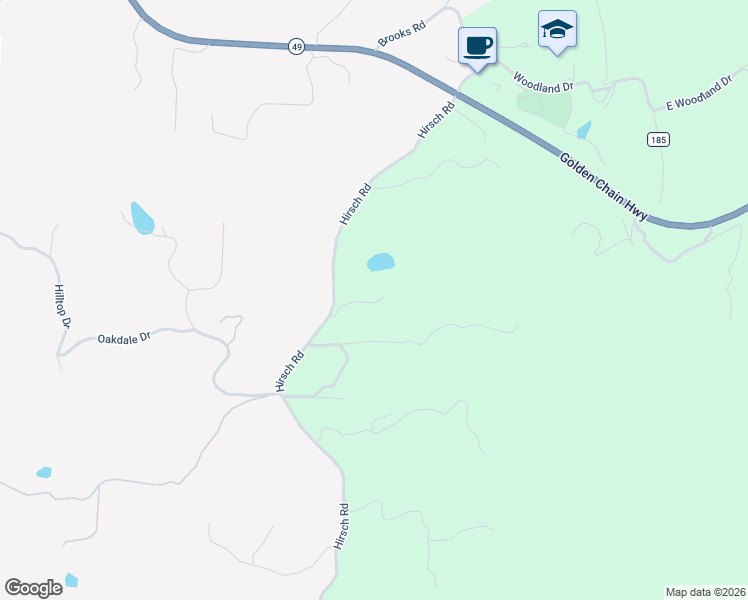 map of restaurants, bars, coffee shops, grocery stores, and more near 4870 Hirsch Rd in Mariposa