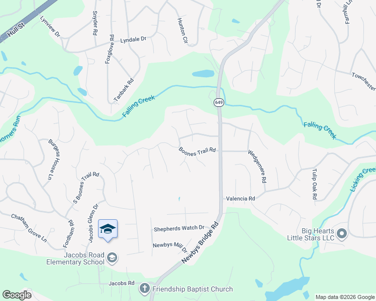 map of restaurants, bars, coffee shops, grocery stores, and more near 4702 Post Land Drive in Chesterfield