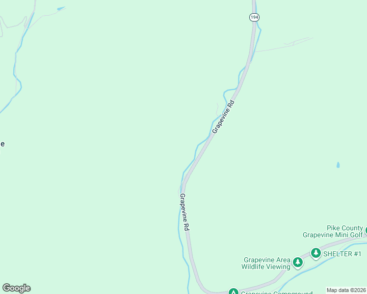 map of restaurants, bars, coffee shops, grocery stores, and more near 13551-13581 Grapevine Road in Phyllis