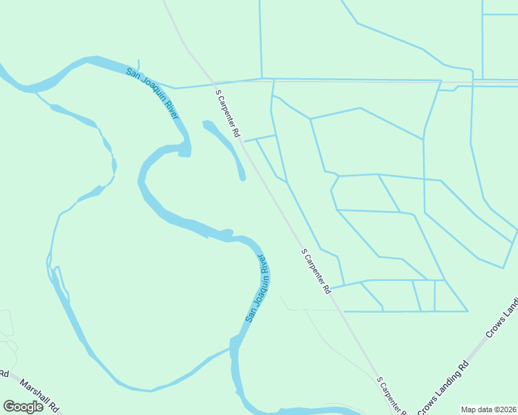 map of restaurants, bars, coffee shops, grocery stores, and more near 13807 South Carpenter Road in Crows Landing