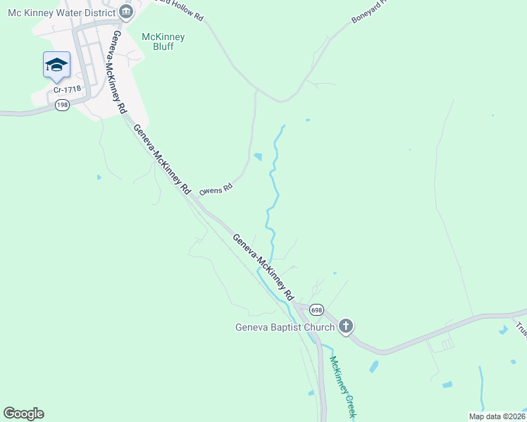 map of restaurants, bars, coffee shops, grocery stores, and more near Cr 1292 in Hustonville