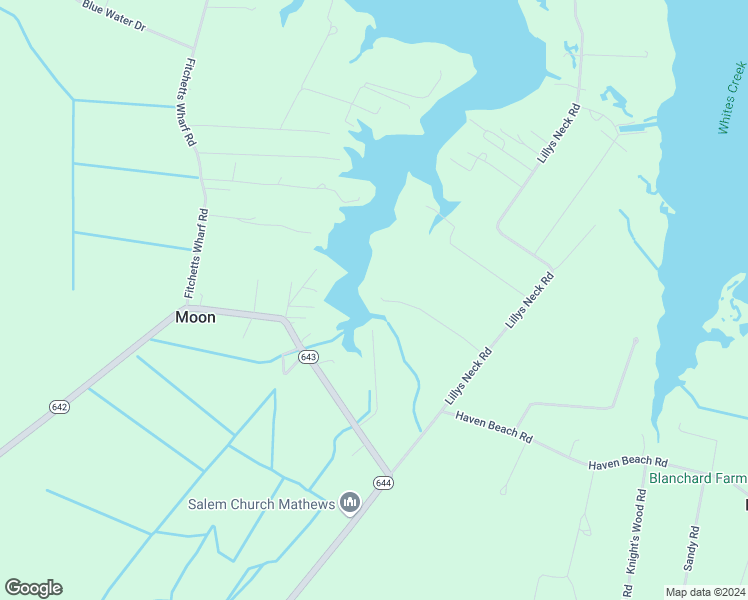 map of restaurants, bars, coffee shops, grocery stores, and more near 155 Lillys Neck Road in Moon