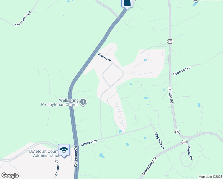 map of restaurants, bars, coffee shops, grocery stores, and more near 438 Scarlet Drive in Daleville