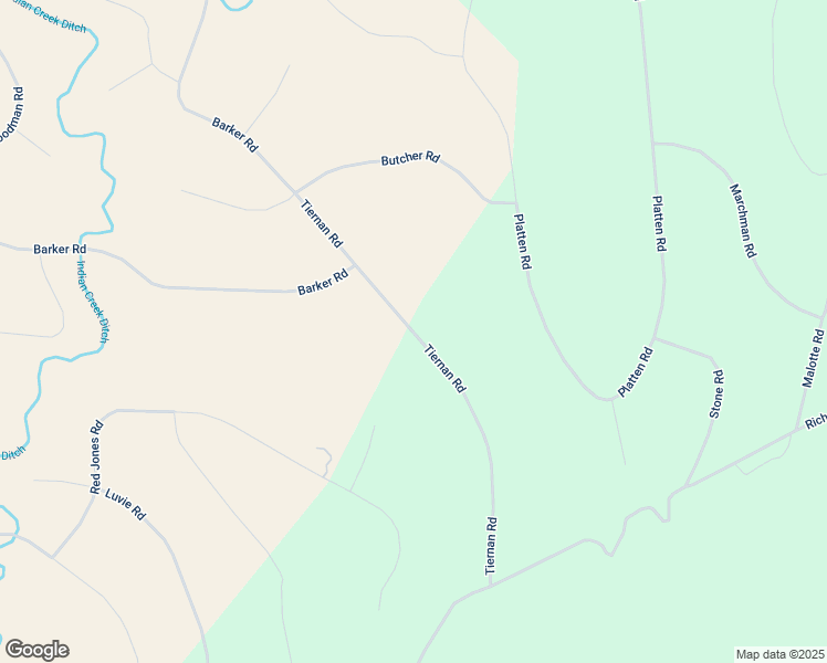map of restaurants, bars, coffee shops, grocery stores, and more near 4074 Tiernan Road in Fort Garland