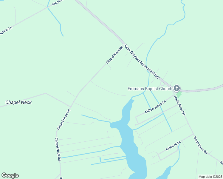 map of restaurants, bars, coffee shops, grocery stores, and more near 391 Chapel Neck Road in North