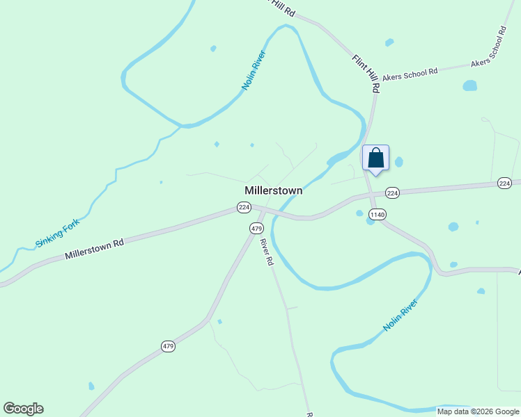 map of restaurants, bars, coffee shops, grocery stores, and more near in Millerstown