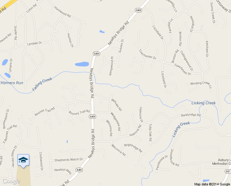 map of restaurants, bars, coffee shops, grocery stores, and more near 4503 Cordova Lane in Chesterfield