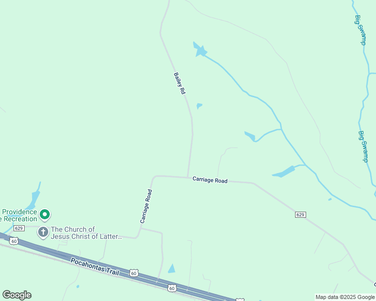 map of restaurants, bars, coffee shops, grocery stores, and more near 3700 Bailey Road in Providence Forge