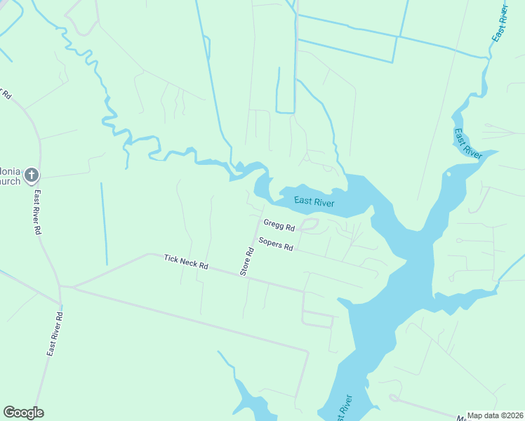 map of restaurants, bars, coffee shops, grocery stores, and more near 17 Gregg Road in Foster