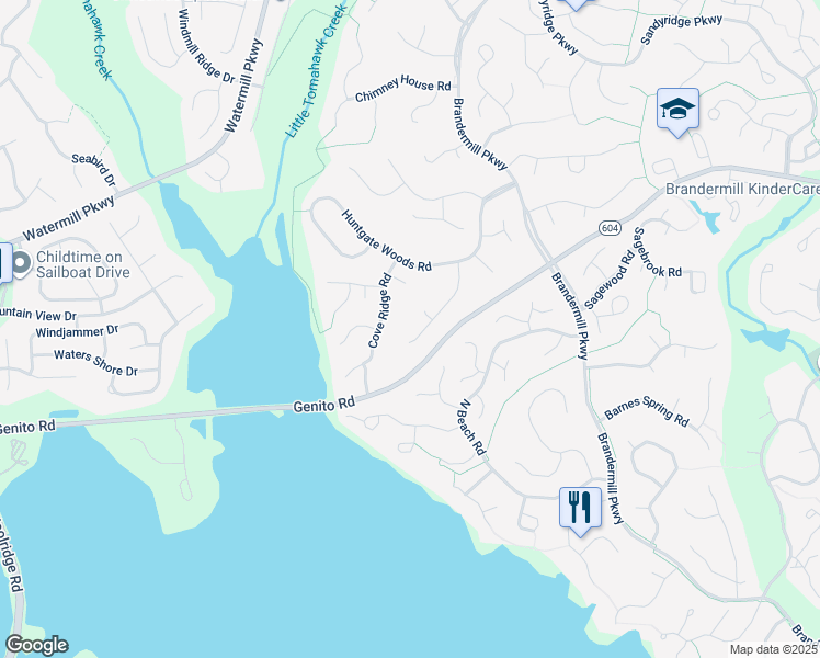 map of restaurants, bars, coffee shops, grocery stores, and more near 14304 Long Gate Rd in Midlothian