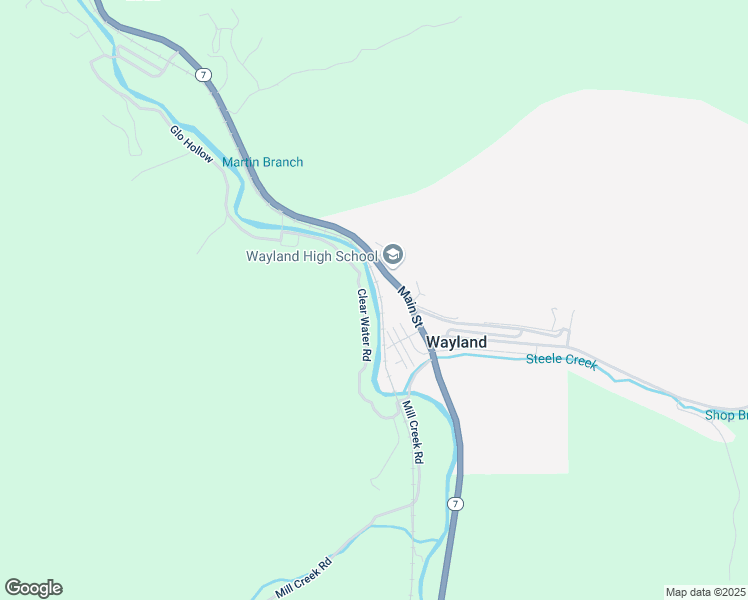 map of restaurants, bars, coffee shops, grocery stores, and more near 34 River Street in Wayland