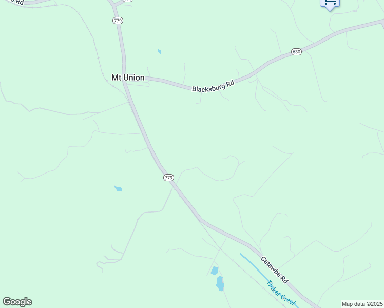 map of restaurants, bars, coffee shops, grocery stores, and more near 4084 Catawba Road in Troutville