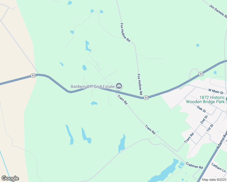 map of restaurants, bars, coffee shops, grocery stores, and more near 50 Tram Road in Island