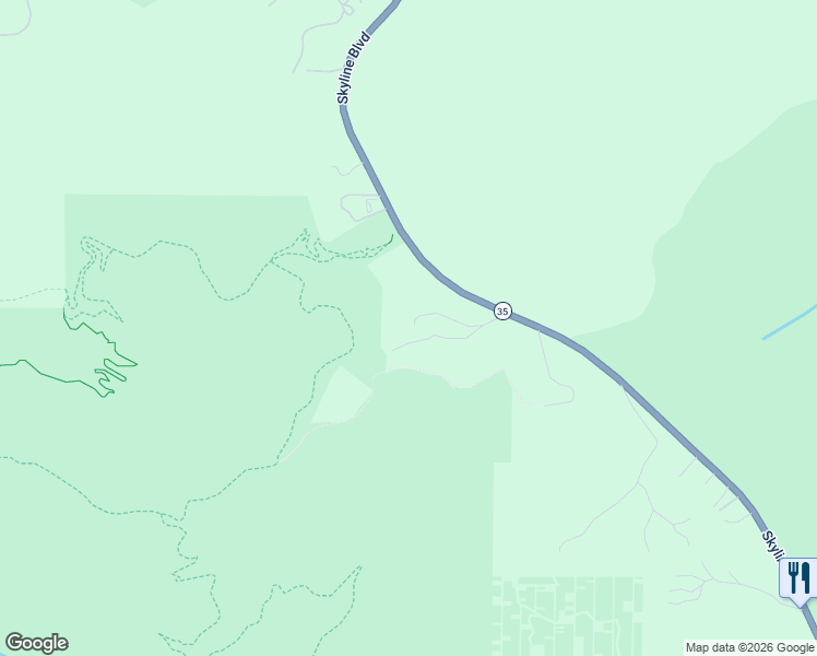 map of restaurants, bars, coffee shops, grocery stores, and more near 47 Forest View Road in Woodside