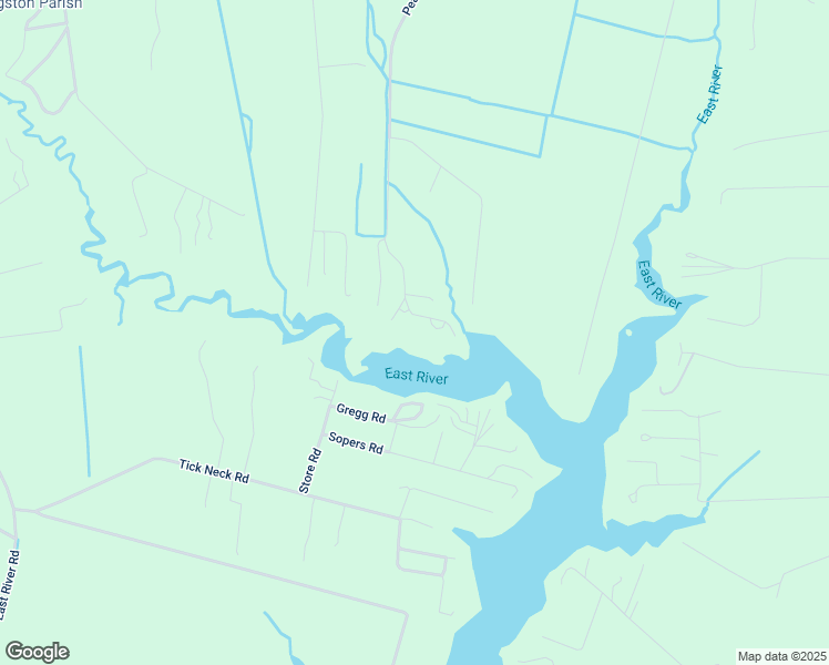 map of restaurants, bars, coffee shops, grocery stores, and more near 868 Peach Point Road in Mathews