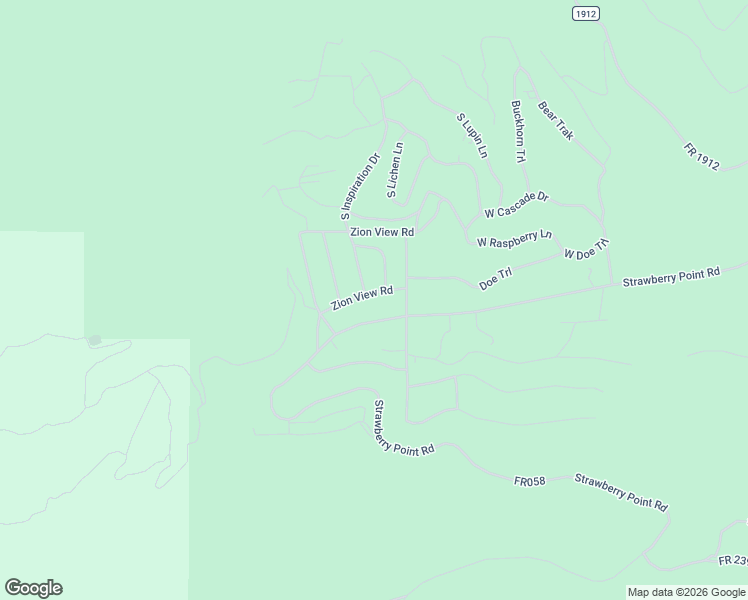 map of restaurants, bars, coffee shops, grocery stores, and more near 1245 West Artist Trail in Duck Creek Village