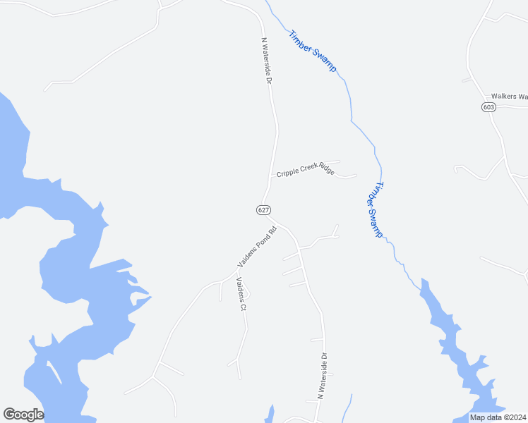 map of restaurants, bars, coffee shops, grocery stores, and more near North Waterside Drive in Lanexa