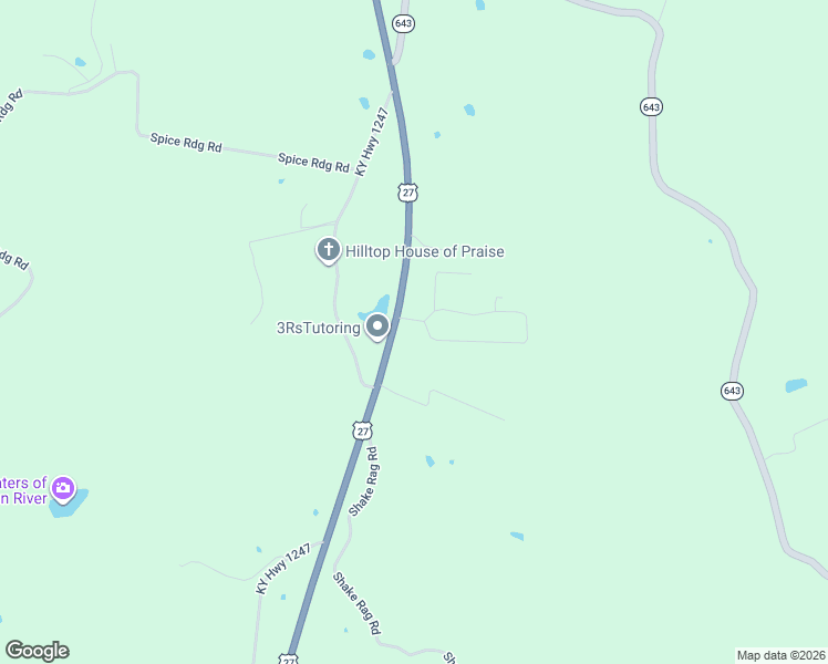 map of restaurants, bars, coffee shops, grocery stores, and more near 25 Halls Gap Estates Road in Stanford