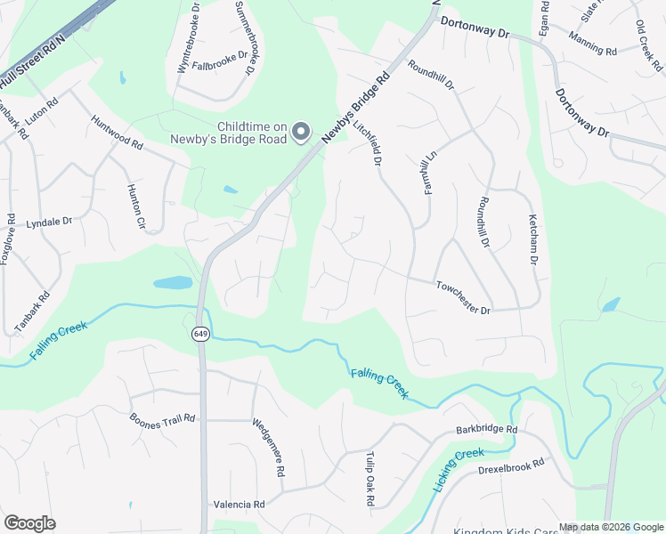map of restaurants, bars, coffee shops, grocery stores, and more near 7816 Little Ridge Court in Chesterfield