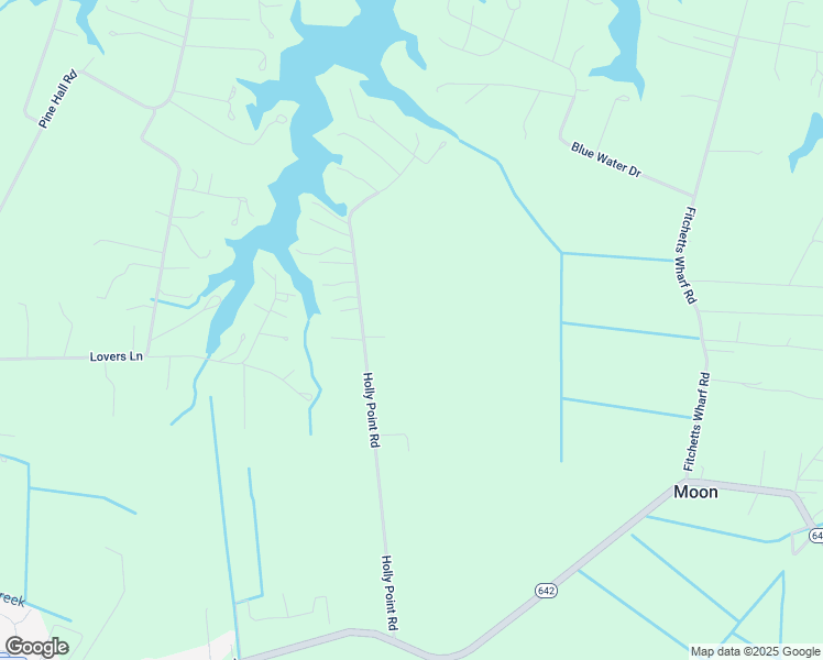 map of restaurants, bars, coffee shops, grocery stores, and more near 690 Holly Point Road in Mathews