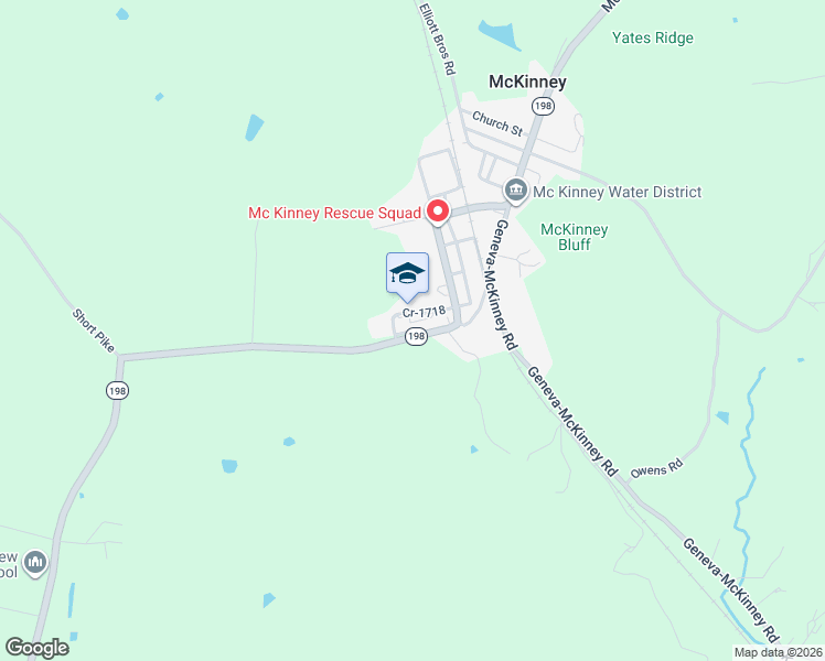 map of restaurants, bars, coffee shops, grocery stores, and more near Cr-1615 in Hustonville