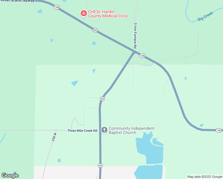 map of restaurants, bars, coffee shops, grocery stores, and more near Illinois 34 in Rosiclare