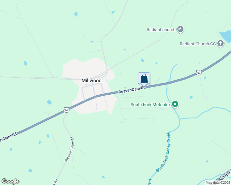 map of restaurants, bars, coffee shops, grocery stores, and more near 6188 Beaver Dam Road in Leitchfield