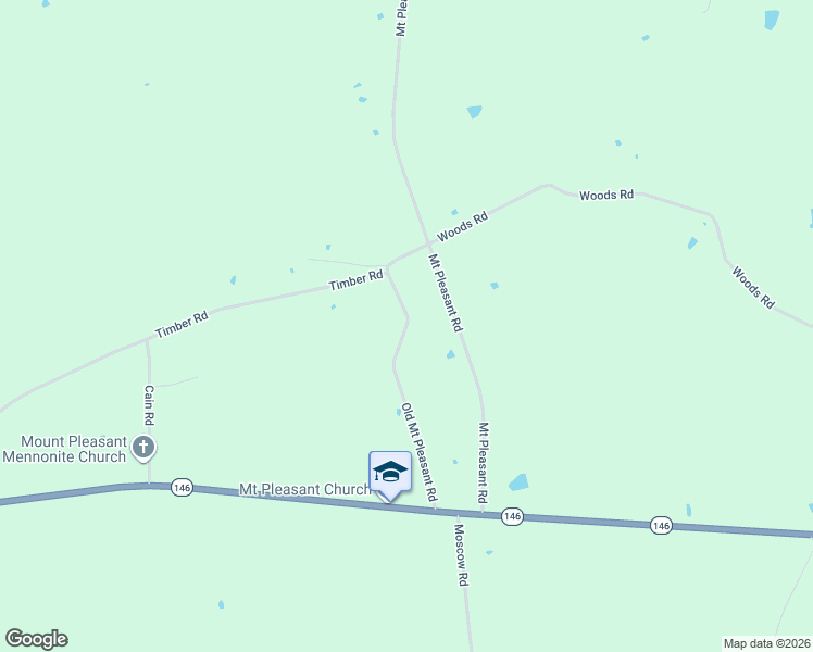 map of restaurants, bars, coffee shops, grocery stores, and more near 487-699 Old Mt Pleasant Rd in Dongola