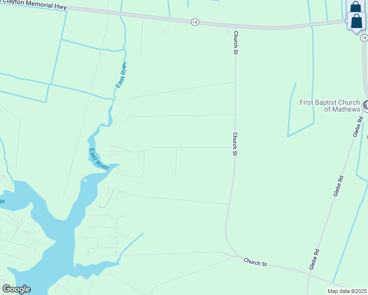 map of restaurants, bars, coffee shops, grocery stores, and more near 244 River Estates Pl in Mathews