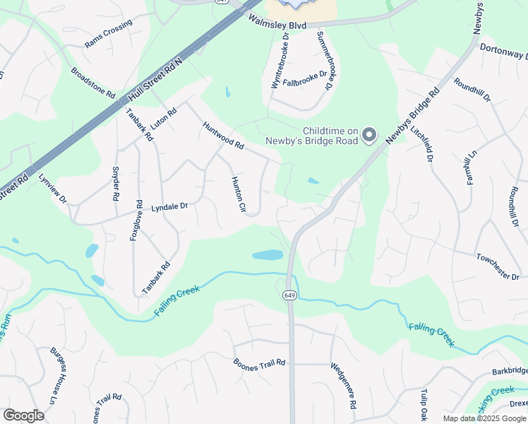 map of restaurants, bars, coffee shops, grocery stores, and more near 8510 Hunton Circle in Richmond