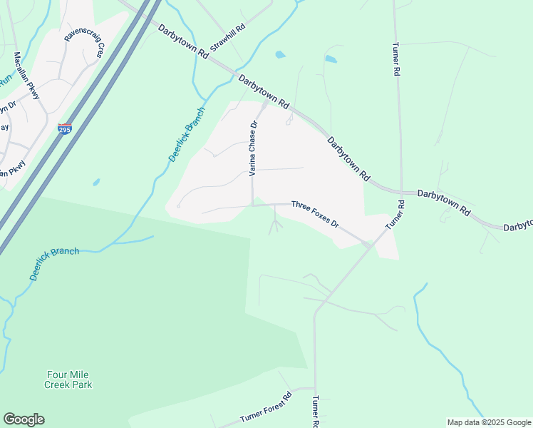 map of restaurants, bars, coffee shops, grocery stores, and more near 3905 Three Foxes Drive in Richmond