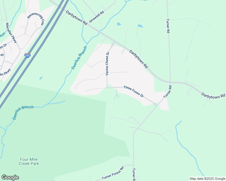 map of restaurants, bars, coffee shops, grocery stores, and more near 3905 Three Foxes Drive in Richmond