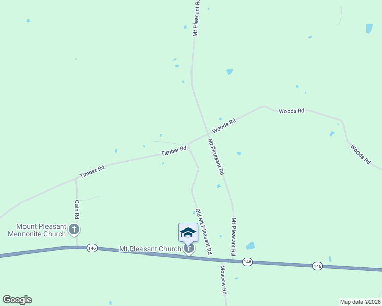 map of restaurants, bars, coffee shops, grocery stores, and more near 699 Old Mt Pleasant Rd in Dongola