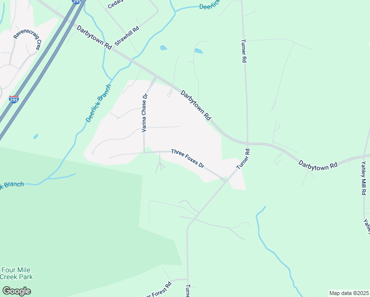 map of restaurants, bars, coffee shops, grocery stores, and more near 3934 3 Foxes Drive in Richmond