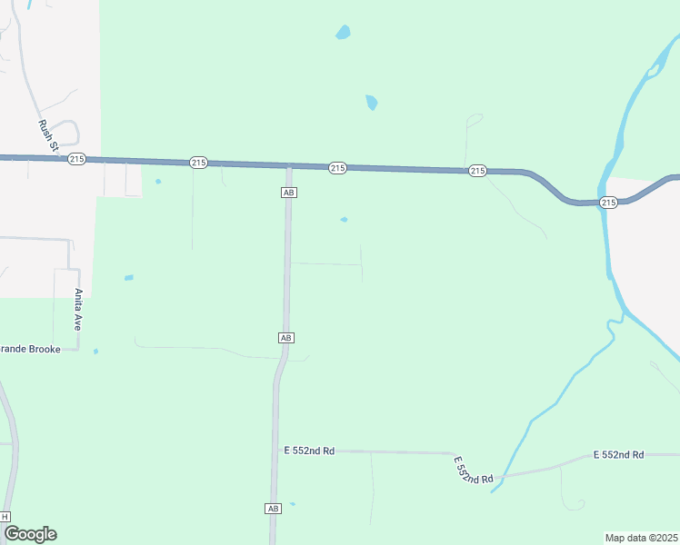 map of restaurants, bars, coffee shops, grocery stores, and more near 2076 East 546th Road in Pleasant Hope