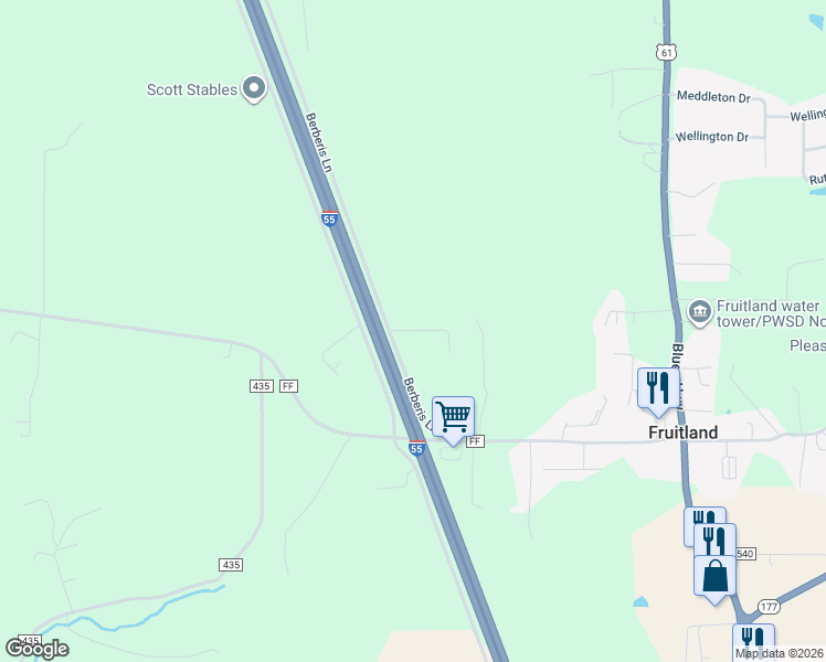map of restaurants, bars, coffee shops, grocery stores, and more near 149 Cedar Circle in Jackson